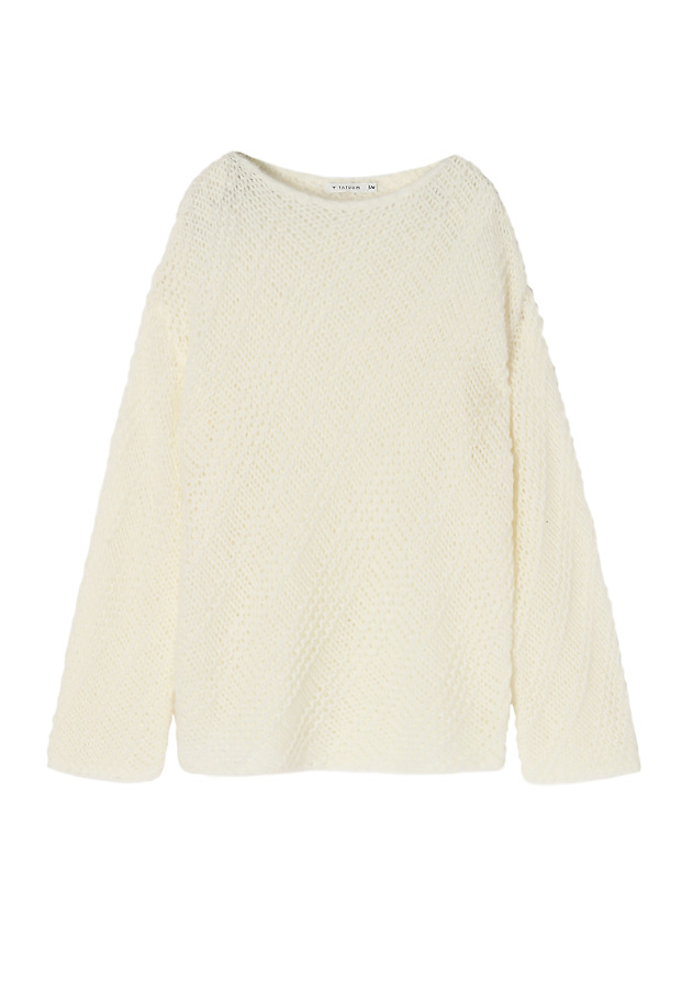 LADIES' PULLOVER WITH MOHAIR KESTA LADIES' PULLOVER WITH MOHAIR KESTA ECRU 5