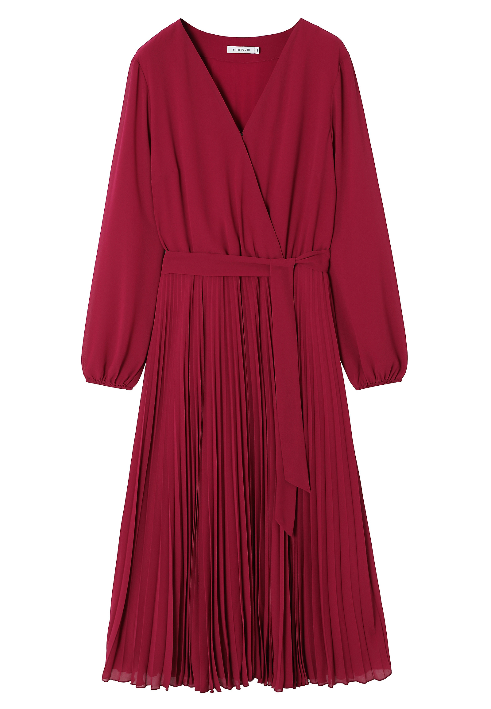 PLEATED MIDI DRESS - IDA 1 PLEATED MIDI DRESS - IDA 1 RED 116619