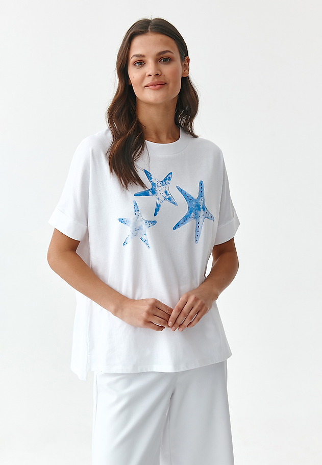 T-SHIRT DAMSKI LIKE 9 T-SHIRT DAMSKI LIKE 9 BIAŁY 2