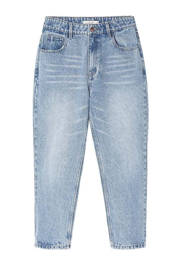 LADIES’ BOYFRIEND DENIM JEANS - BEZA LADIES’ BOYFRIEND DENIM JEANS - BEZA NIEBIESKI 4