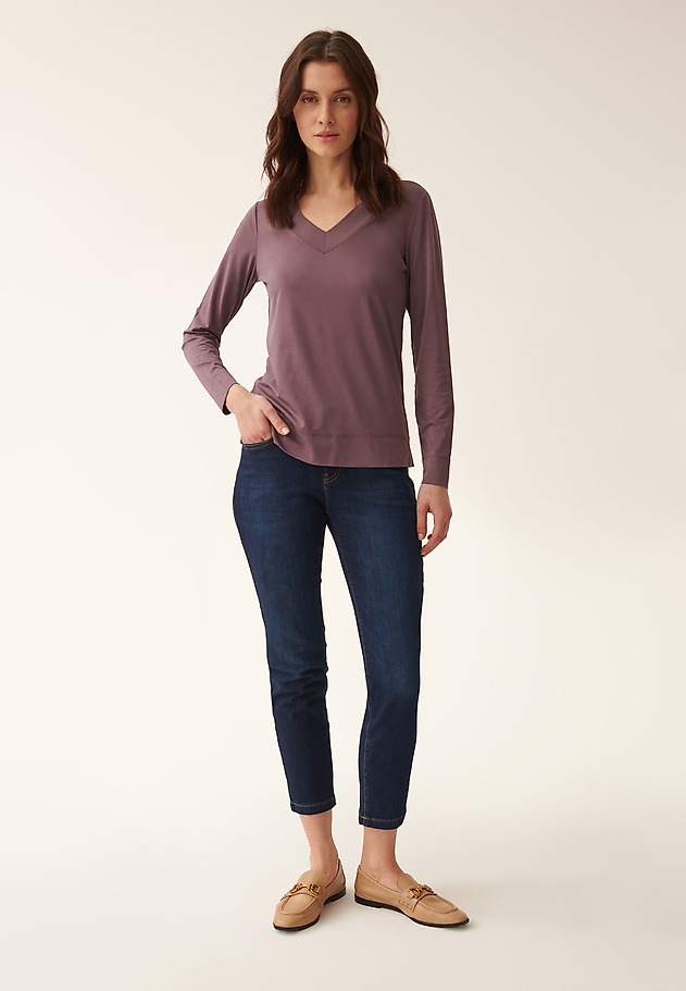 LONG SLEEVE LADIES' BLOUSE JONKA LONG SLEEVE LADIES' BLOUSE JONKA PURPLE 2