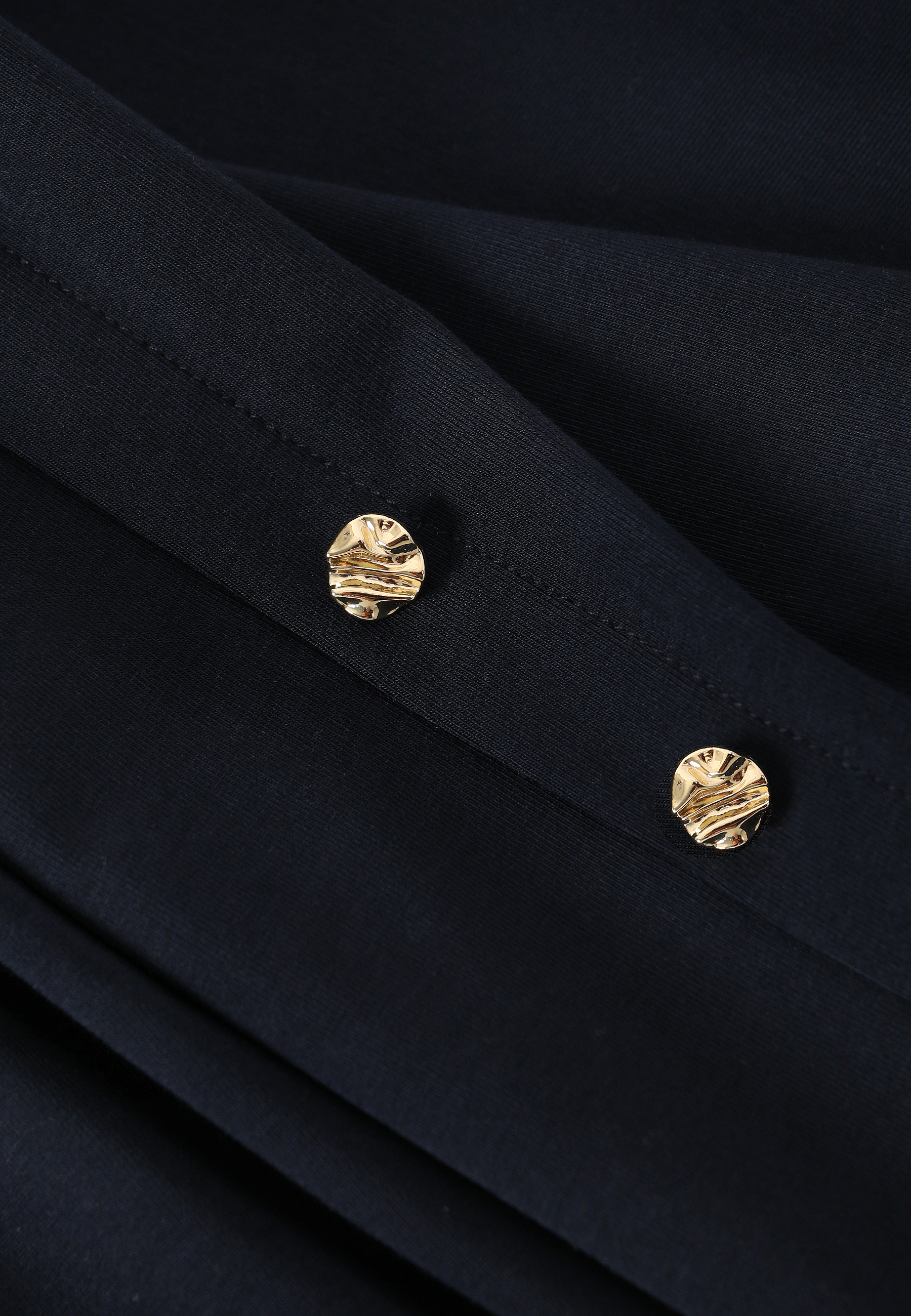 DZIANINOWA BLUZKA Z MODALEM - VIRI GRANATOWY 2