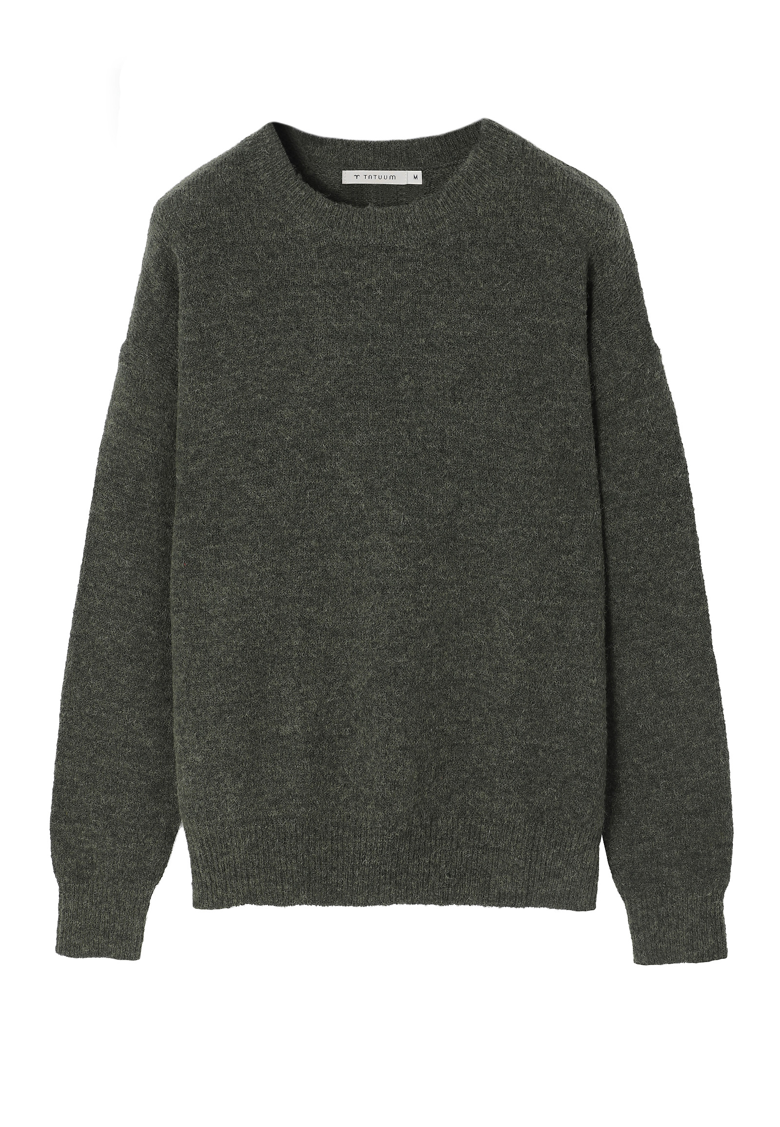 SWETER Z WEŁNĄ I ALPAKĄ - NELL SWETER Z WEŁNĄ I ALPAKĄ - NELL ZIELONY 115738