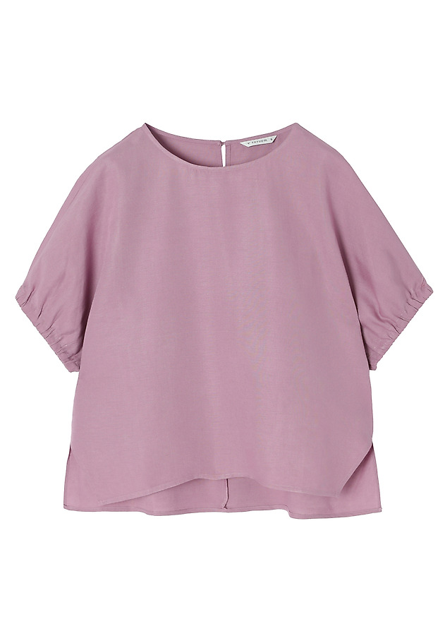 LINEN-VISCOSE BLOUSE - MALAGA LINEN-VISCOSE BLOUSE - MALAGA FIOLETOWY 6