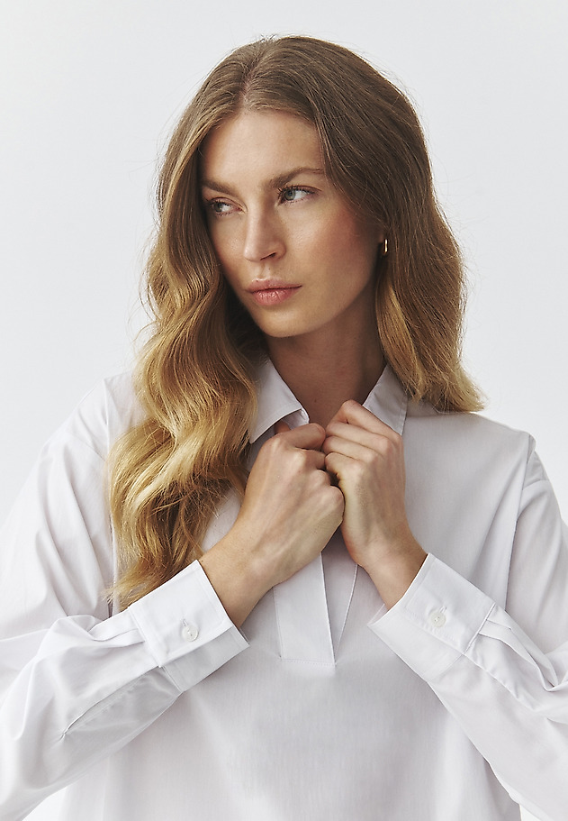 HÖLGYBLOUSE KRALERREL — LORCA HÖLGYBLOUSE KRALERREL — LORCA FEHÉR 4