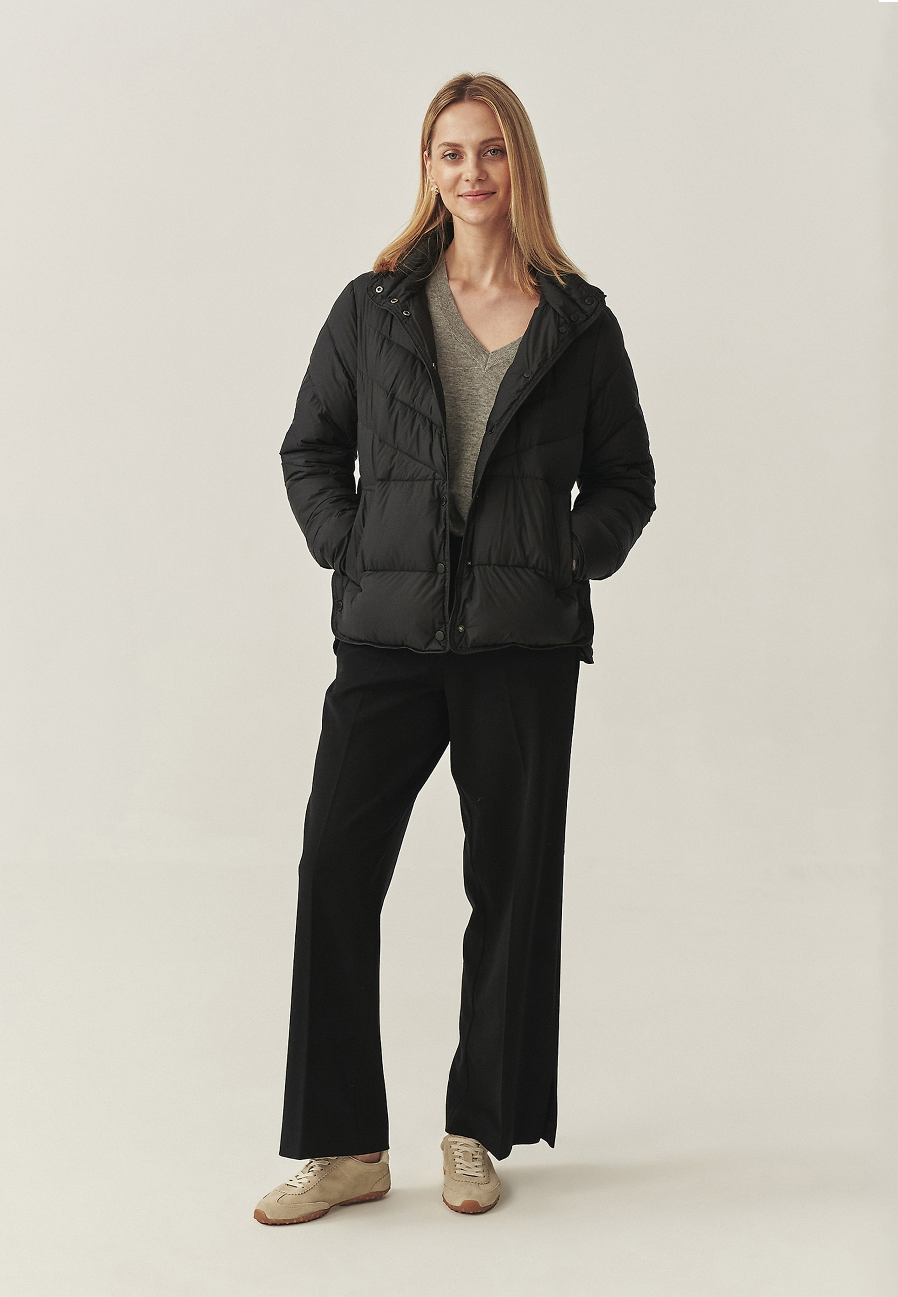 PUCHOWA KURTKA Z KAPTUREM - SAMORI