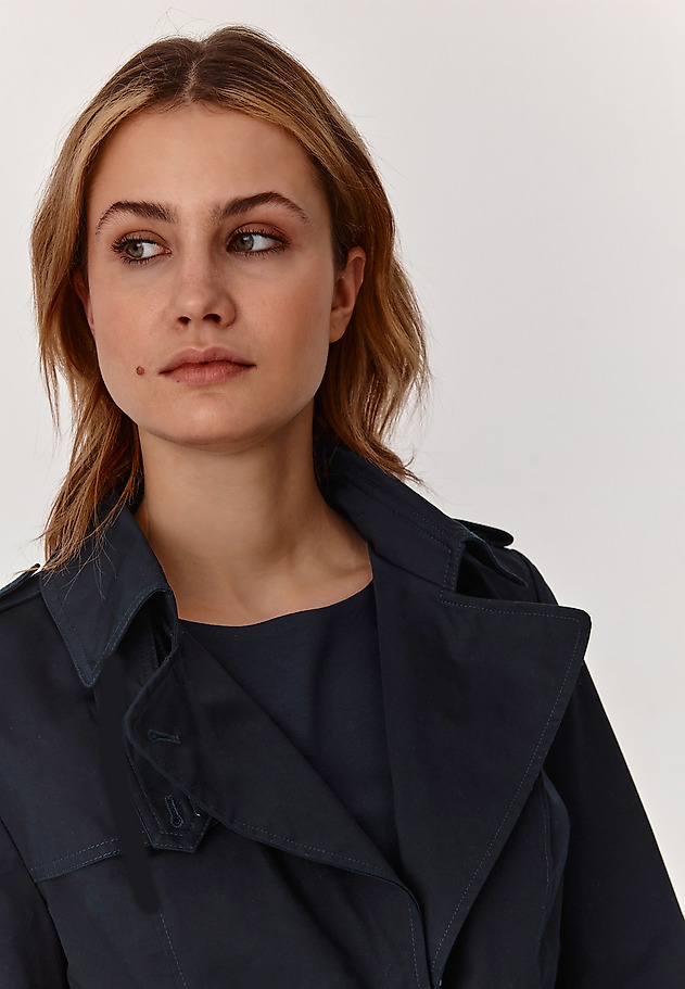 LADIES' TRENCH MEGANA 1 LADIES' TRENCH MEGANA 1 NAVY BLUE 4