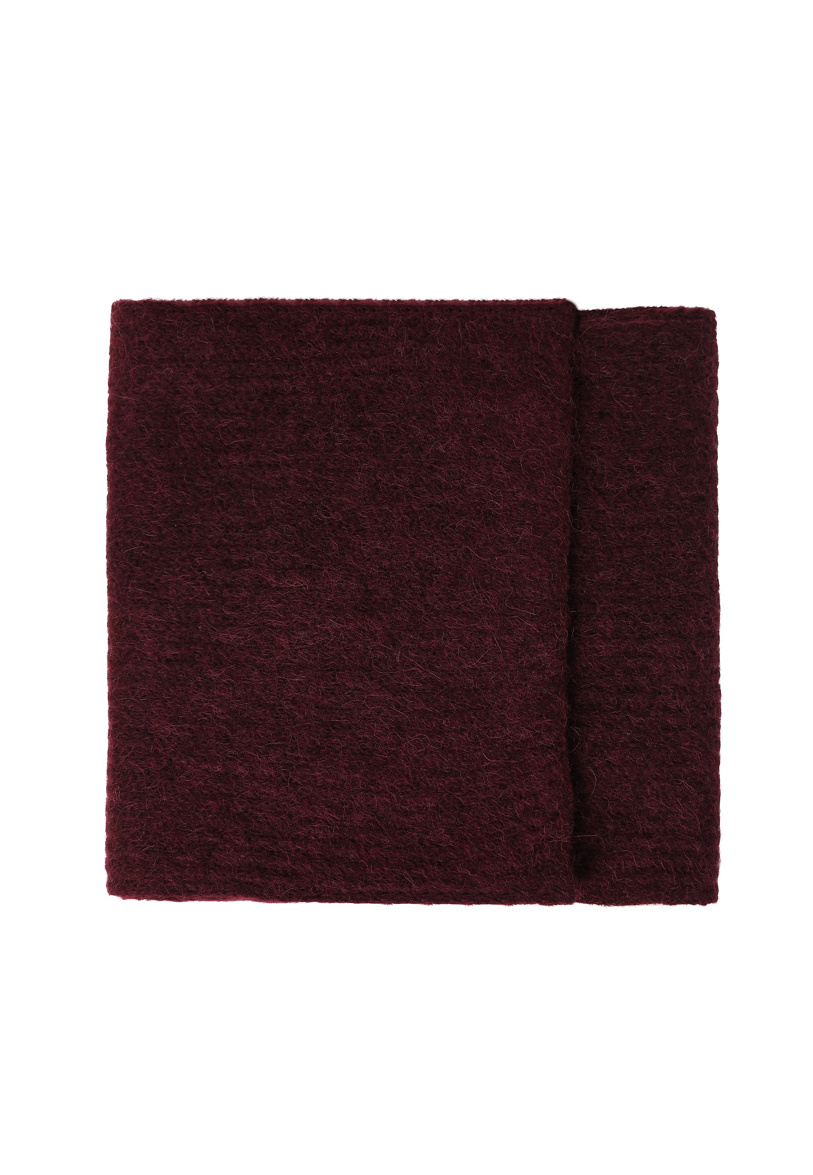 CLASSIC SCARF WITH WOOL AND ALPACA - ROSSIN CLASSIC SCARF WITH WOOL AND ALPACA - ROSSIN RED 116073
