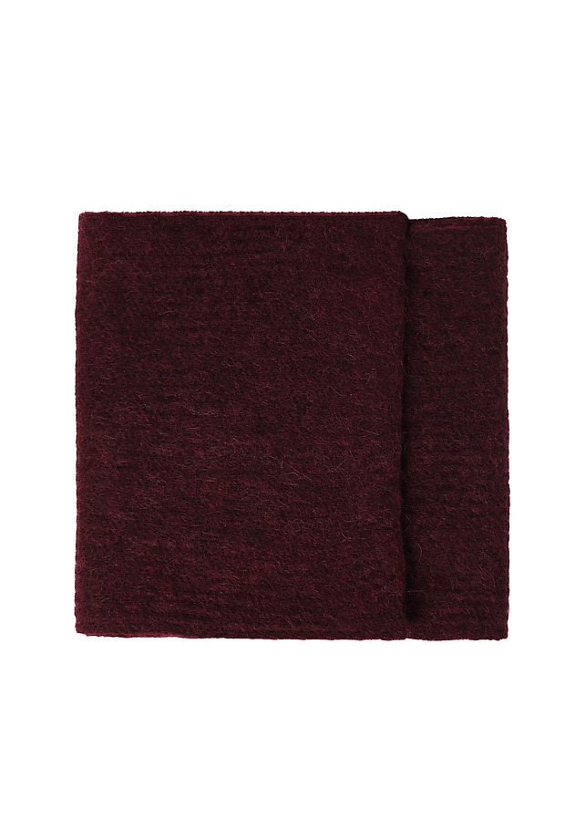 CLASSIC SCARF WITH WOOL AND ALPACA - ROSSIN CLASSIC SCARF WITH WOOL AND ALPACA - ROSSIN RED 3
