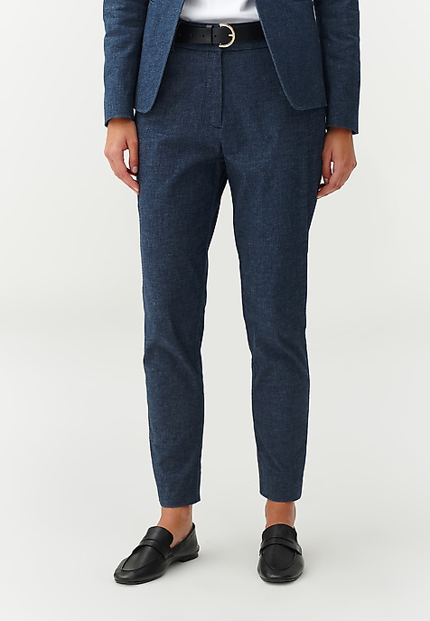 LADIES’ CLASSIC DENIM TROUSERS - MALOKO BLUE 2
