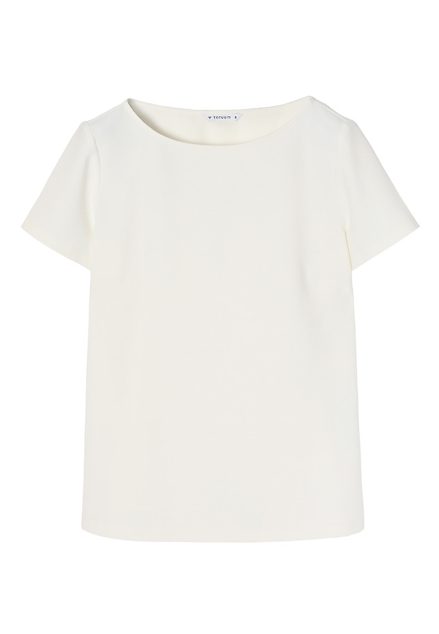 ELEGANTNA ŽENSKA BLUZA S KRATKIMI ROKAVI - LAMIRA ELEGANTNA ŽENSKA BLUZA S KRATKIMI ROKAVI - LAMIRA ECRU 5