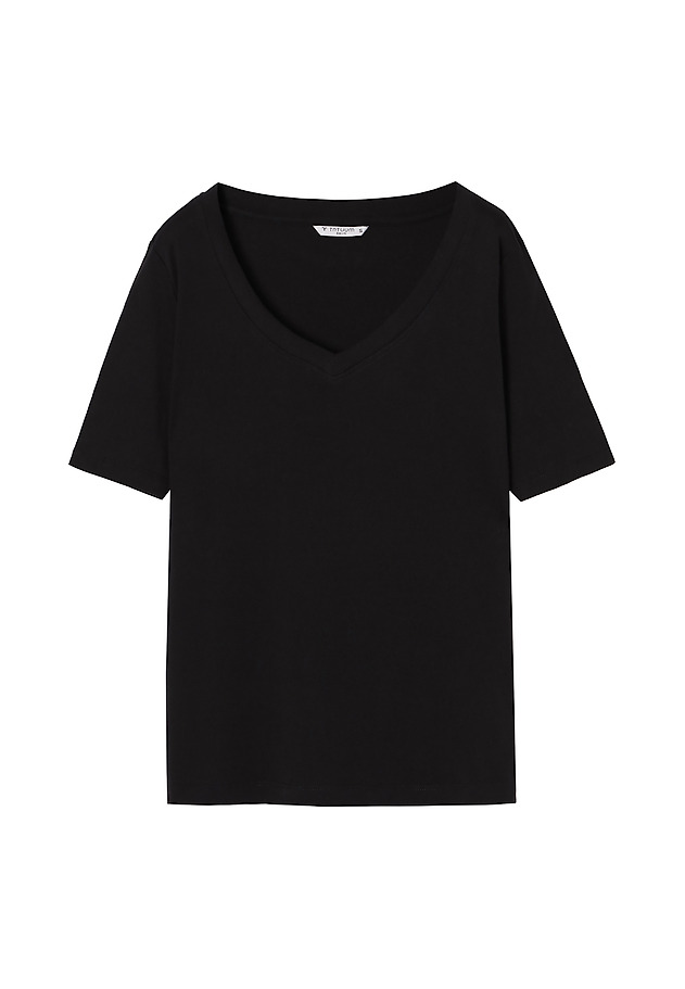 T-SHIRT DAMSKI Z BAWEŁNY NOTA 1 T-SHIRT DAMSKI Z BAWEŁNY NOTA 1 CZARNY 4