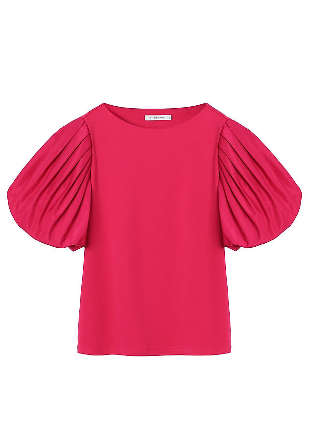 COTTON BLOUSE WITH BALLOON SLEEVES - MENORIA 2 COTTON BLOUSE WITH BALLOON SLEEVES - MENORIA 2 PINK 7