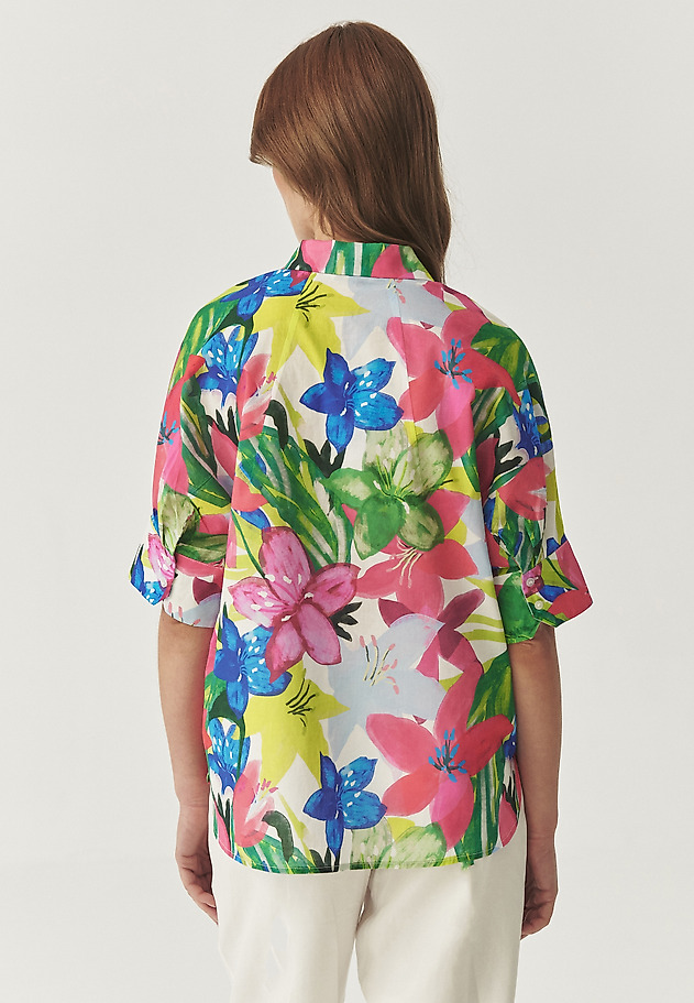 COTTON SHIRT WITH ORIGINAL PATTERN - MARA COTTON SHIRT WITH ORIGINAL PATTERN - MARA MULTIKOLOR 3