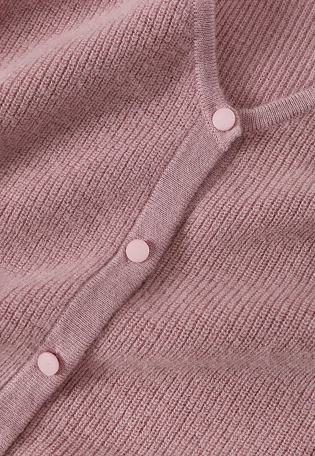 ROZPINANY SWETER DAMSKI Z WEŁNY MERINO — ELLA ROZPINANY SWETER DAMSKI Z WEŁNY MERINO — ELLA RÓŻOWY 7