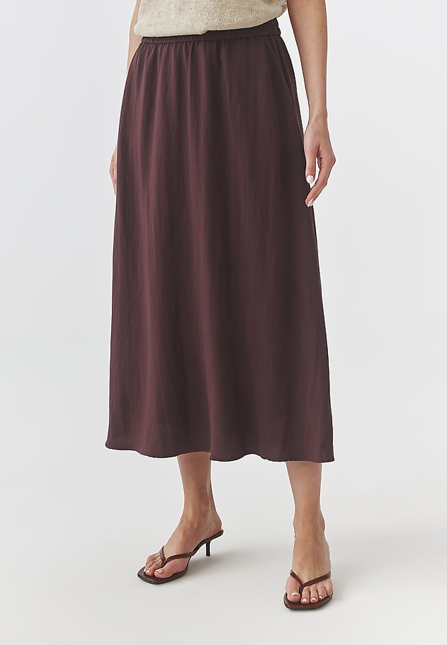 LADIES’ MIDI SKIRT - SAND 3 LADIES’ MIDI SKIRT - SAND 3 FIOLETOWY 2