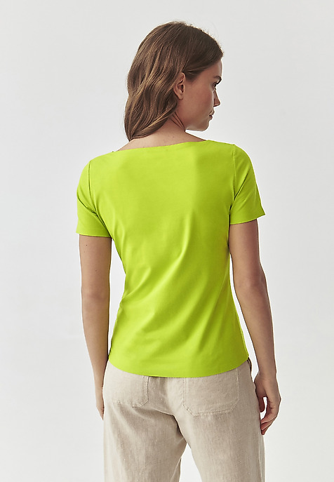 LADIES’ BLOUSE WITH SEAMLESS FINISH - MIKAJA 1 GREEN 2