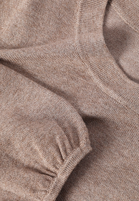 KNITTED COTTON DRESS - LUSA 1 BEIGE 2