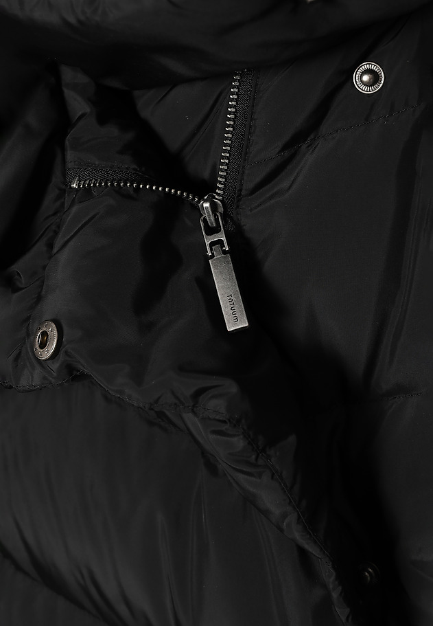 TKANINOWY PUCHOWY DAMSKI PŁASZCZ VIOLA TKANINOWY PUCHOWY DAMSKI PŁASZCZ VIOLA CZARNY 7