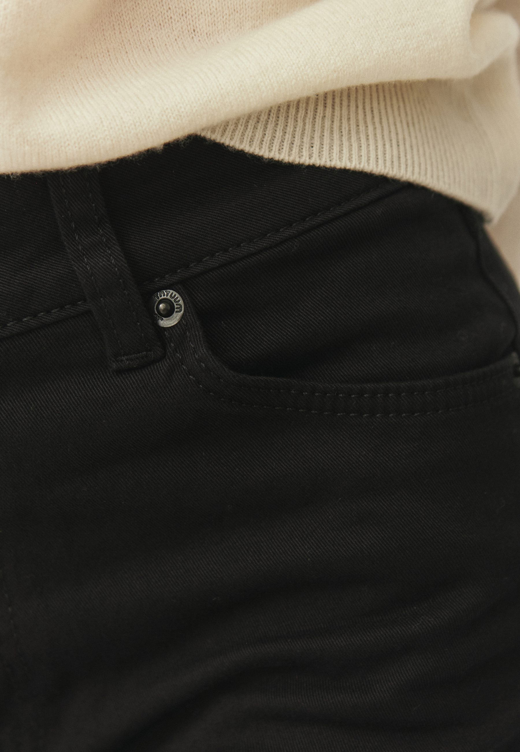 DENIMOWE SPODNIE FLARE - RIFONO 1 CZARNY 2