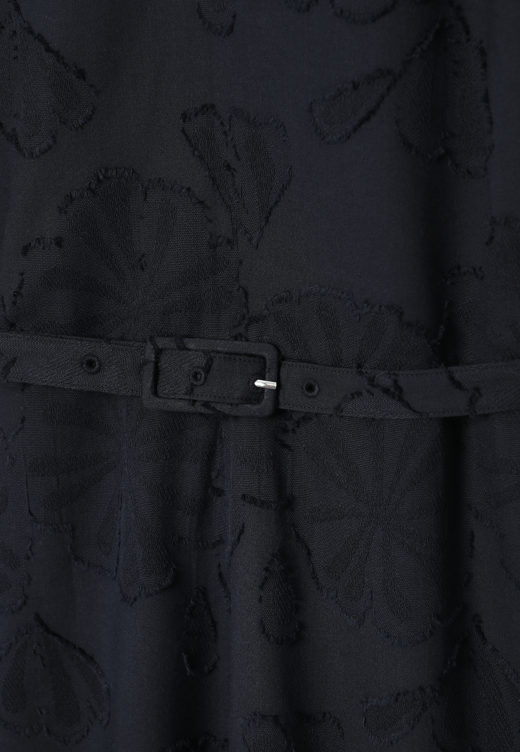 BAWEŁNIANA SUKIENKA Z KWIATOWYM HAFTEM - NIKITA Z GRANATOWY 2