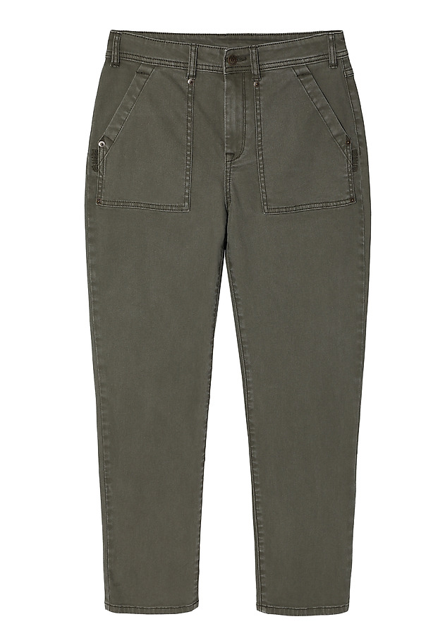 LADIES’ SLIGHTLY TAPERED TROUSERS - MERO LADIES’ SLIGHTLY TAPERED TROUSERS - MERO KHAKI 5
