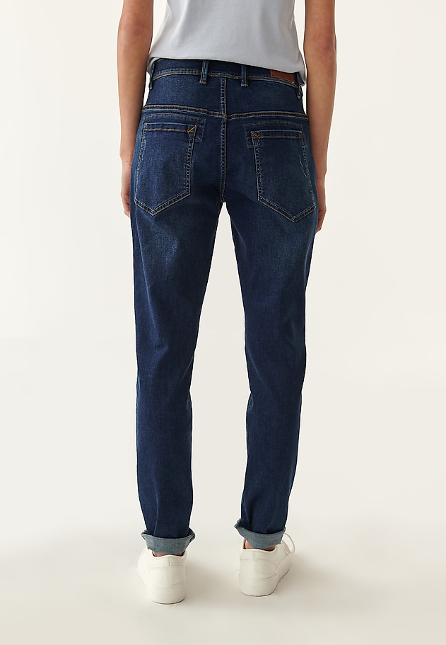 ŽENSKE JEANS HLAČE IZ DŽINSA KALMARA ŽENSKE JEANS HLAČE IZ DŽINSA KALMARA MODRA 3