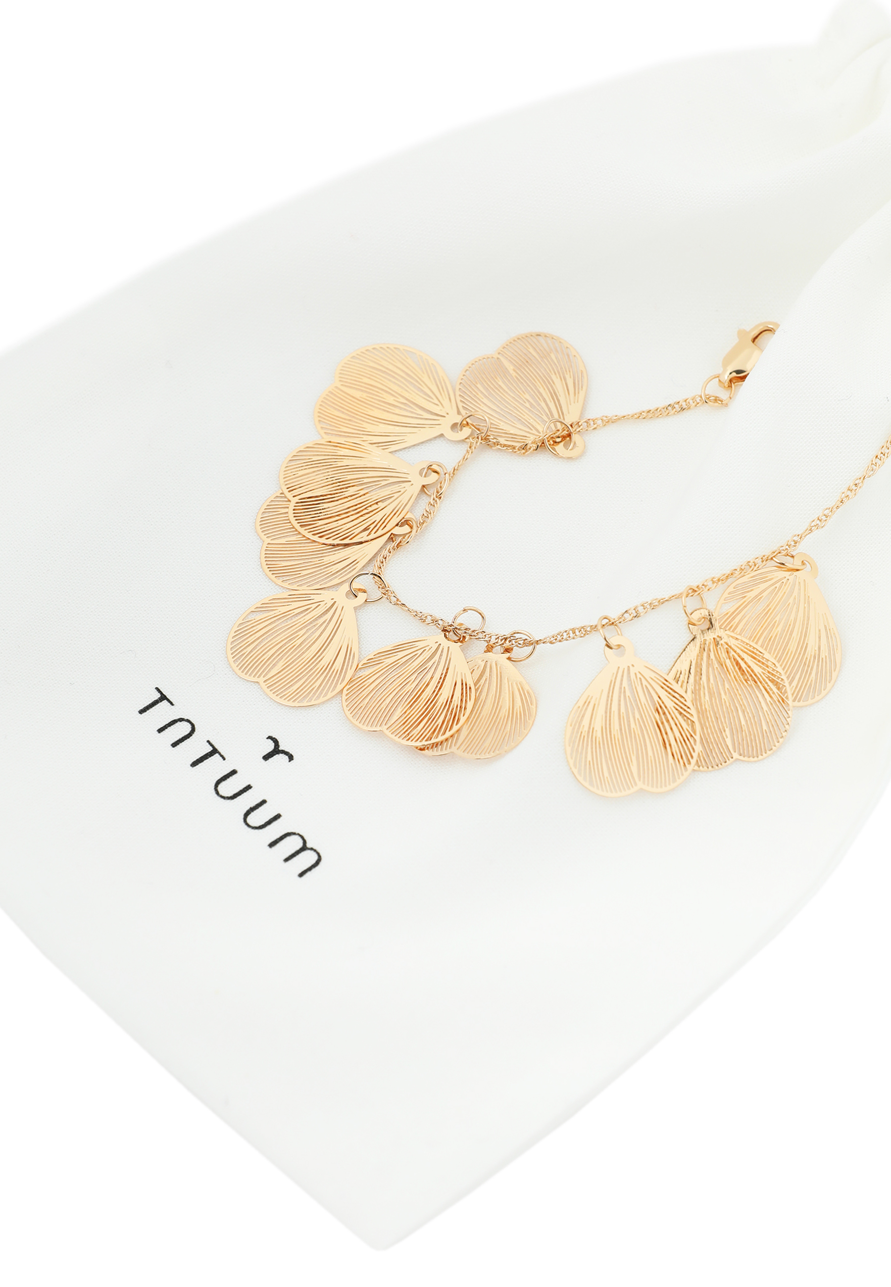 BRANSOLETKA Z KWIATOWYM MOTYWEM - AMATELA SZARY 2