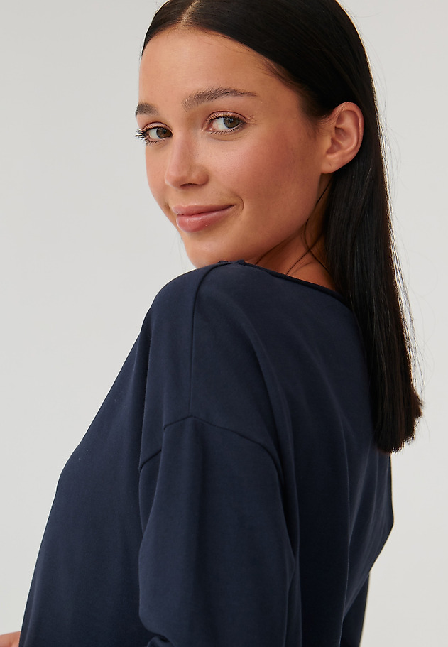 HANORAC DE DAMĂ OVERSIZE MALI HANORAC DE DAMĂ OVERSIZE MALI BLEUMARIN 1