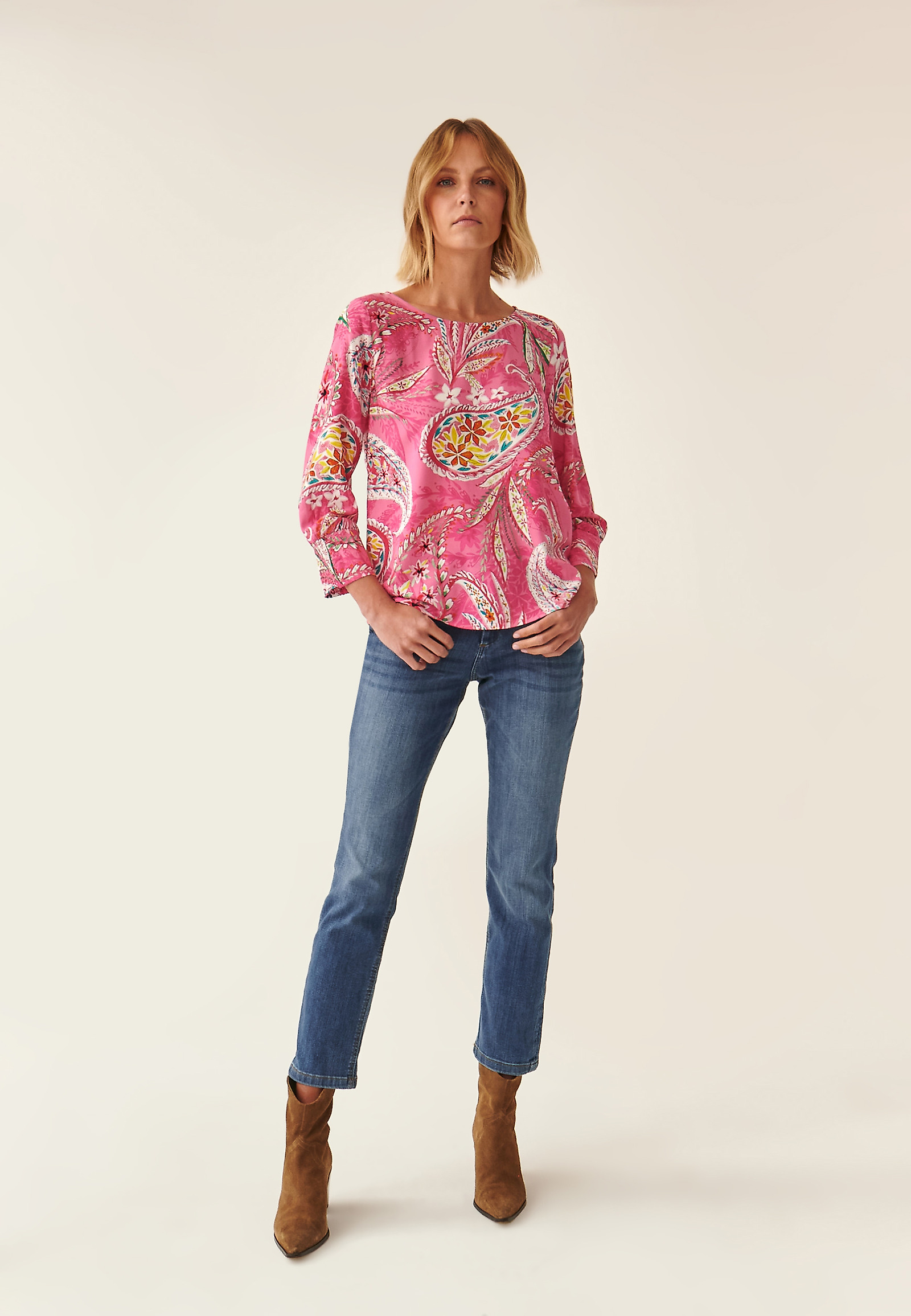 LADIES' PRINTED BLOUSE LIANA LADIES' PRINTED BLOUSE LIANA MULTICOLOR 86938