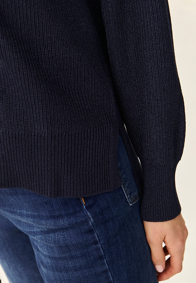 CARDIGAN MADE FROM COOL VISCOSE KAMIKO CARDIGAN MADE FROM COOL VISCOSE KAMIKO NAVY BLUE 6