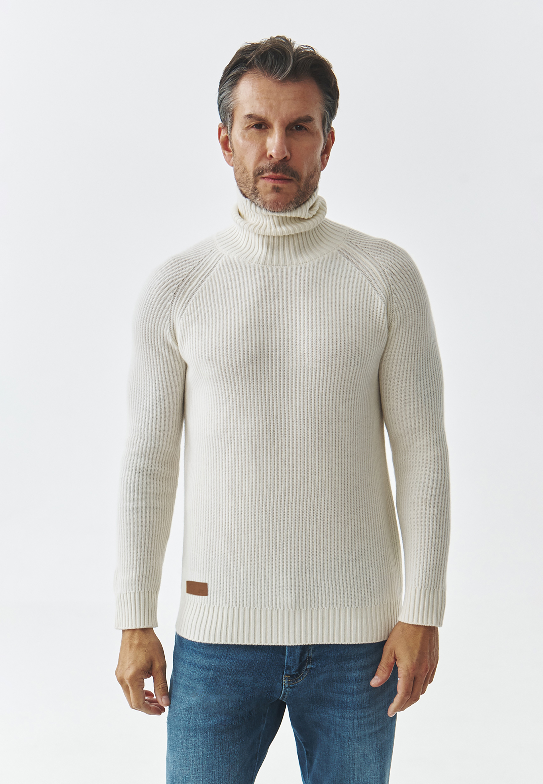 PÁNSKÝ VLNĚNÝ SVETR S ROLÁKEM — PABLO