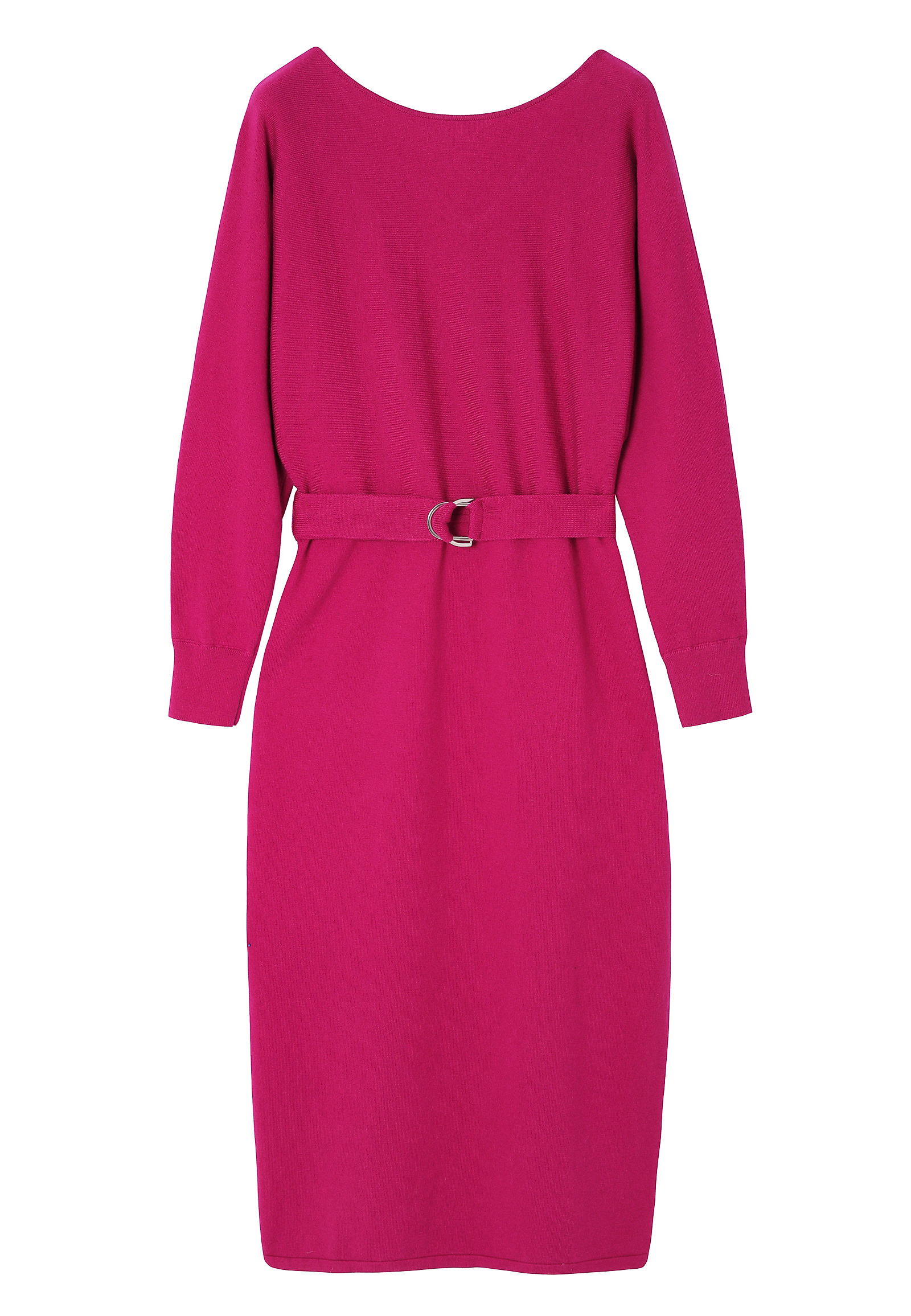 KNITTED MIDI DRESS WITH WOOL - VESSTA KNITTED MIDI DRESS WITH WOOL - VESSTA RED 116621