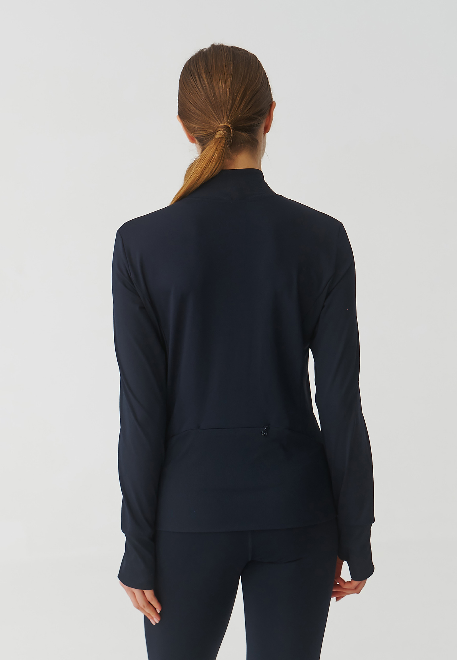 SPORTOWA BLUZA DAMSKA ZAPINANA NA ZAMEK - IGUANA SPORTOWA BLUZA DAMSKA ZAPINANA NA ZAMEK - IGUANA GRANATOWY 95322