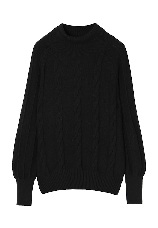 STRUKTURALNY SWETER DAMSKI Z GOLFEM MEDUZA STRUKTURALNY SWETER DAMSKI Z GOLFEM MEDUZA CZARNY 7