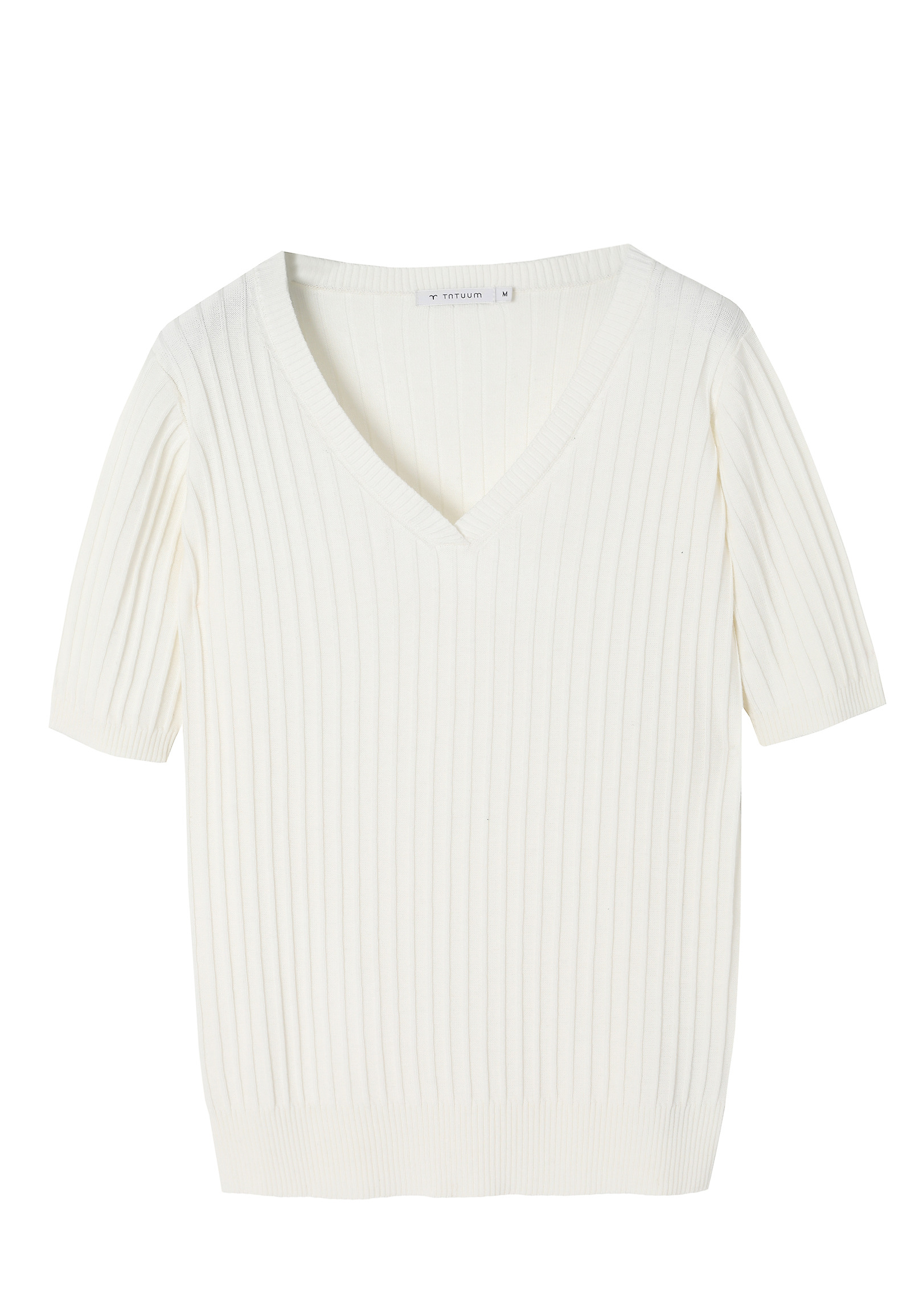 RIBBED JUMPER IN AIRY YARN - SEWILLA RIBBED JUMPER IN AIRY YARN - SEWILLA ECRU 113129