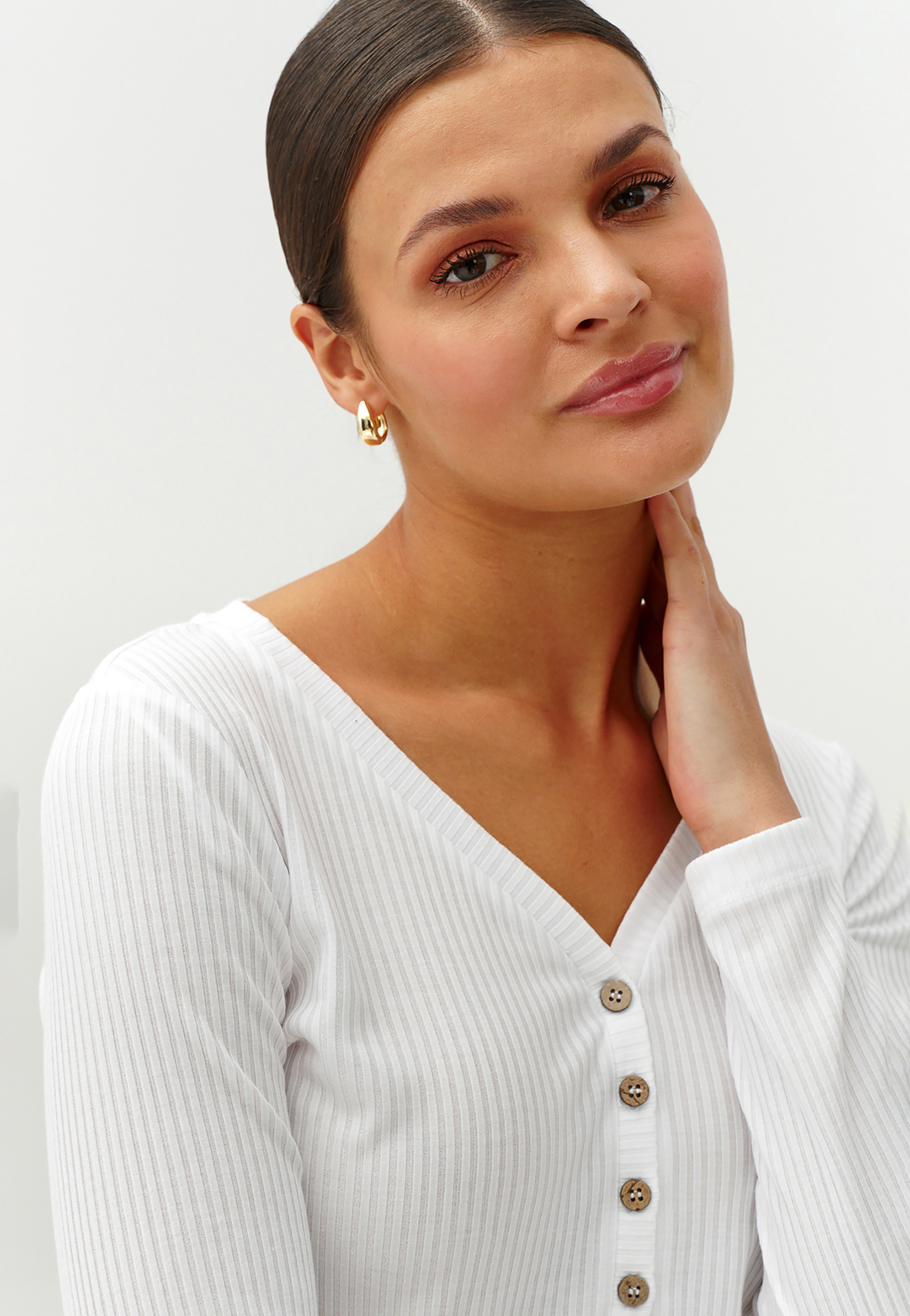 LADIES’ RIBBED BLOUSE - NATASZA