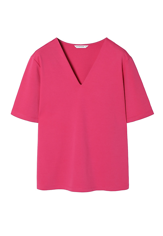 PRILEGAJOČA SE ŽENSKA BLUZA Z ROKAVI DO KOMOLCA - VICTA PRILEGAJOČA SE ŽENSKA BLUZA Z ROKAVI DO KOMOLCA - VICTA ROŽNATA 6