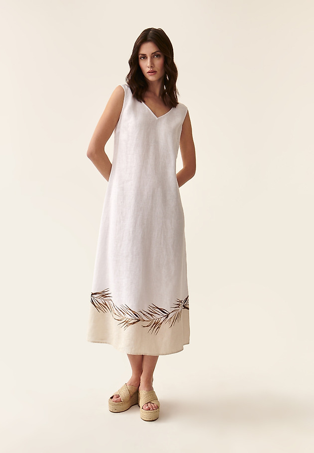 LADIES' LINEN DRESS LOKARIA LADIES' LINEN DRESS LOKARIA MULTIKOLOR 1