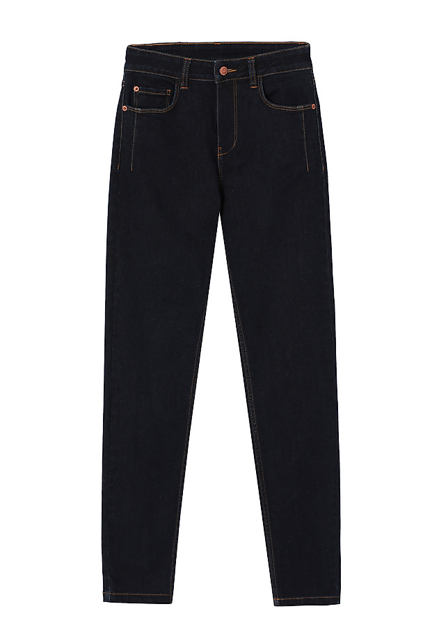 DENIMOVÉ ÚZKE DLHÉ NOHAVICE - SAROS DENIMOVÉ ÚZKE DLHÉ NOHAVICE - SAROS NÁMORNÍCKA MODRÁ 5