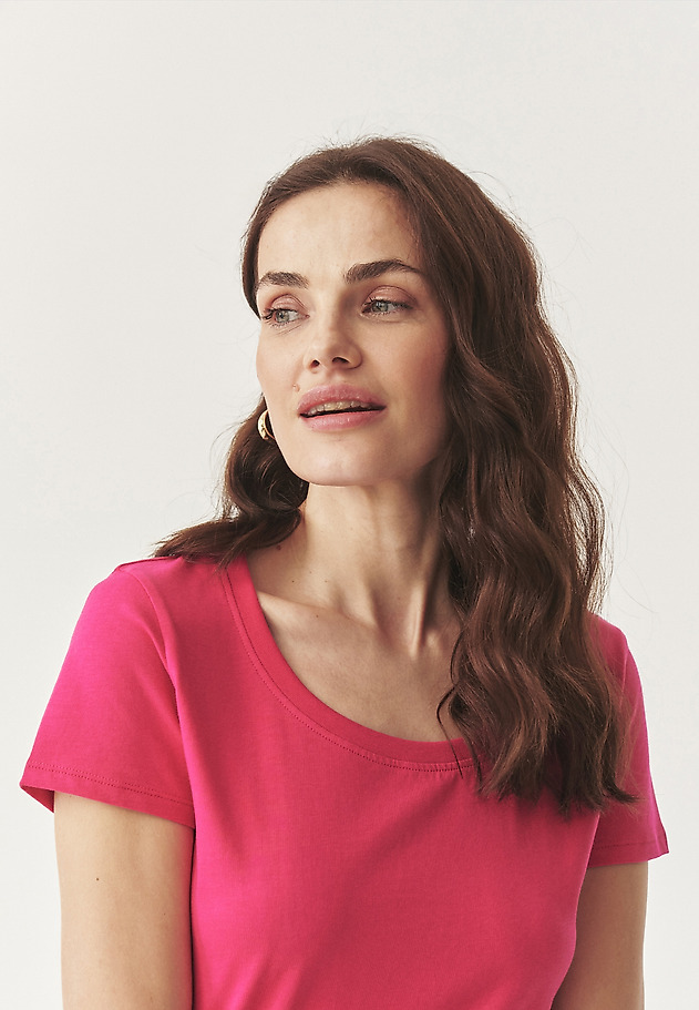 COTTON T-SHIRT - ANTONIA COTTON T-SHIRT - ANTONIA RÓŻOWY 1