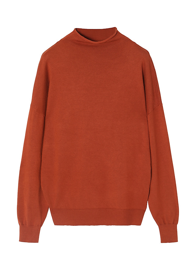 LADIES’ HALF TURTLENECK NAVI LADIES’ HALF TURTLENECK NAVI ORANGE 5