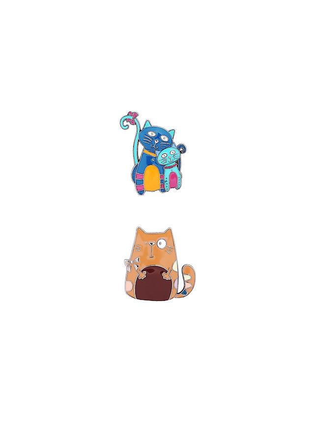 PIN KOTKI PIN KOTKI VEČBARVNA 2
