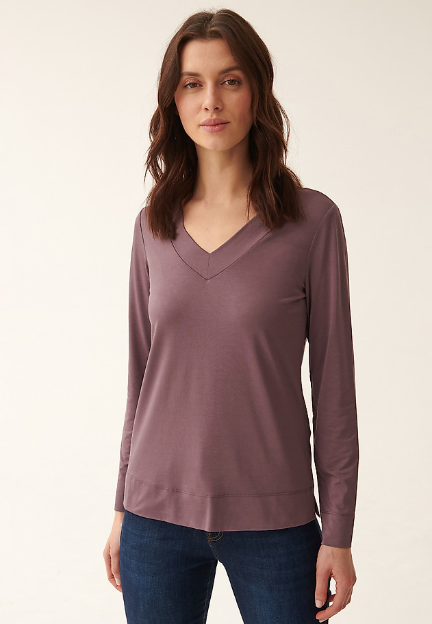 LONG SLEEVE LADIES' BLOUSE JONKA LONG SLEEVE LADIES' BLOUSE JONKA PURPLE 3