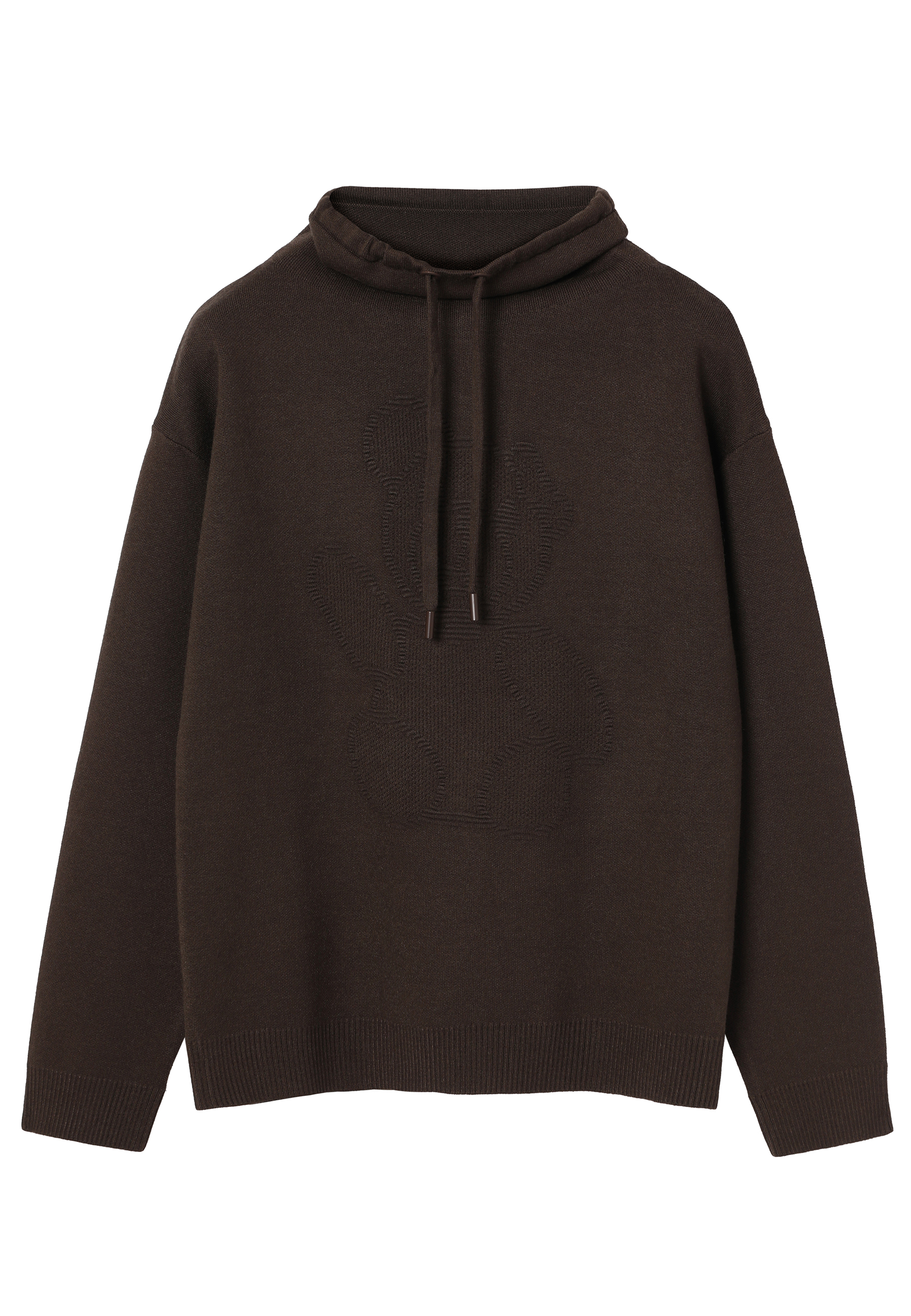 LUŹNY SWETER Z BAJKOWYM MOTYWEM - FARNI BRĄZOWY 2