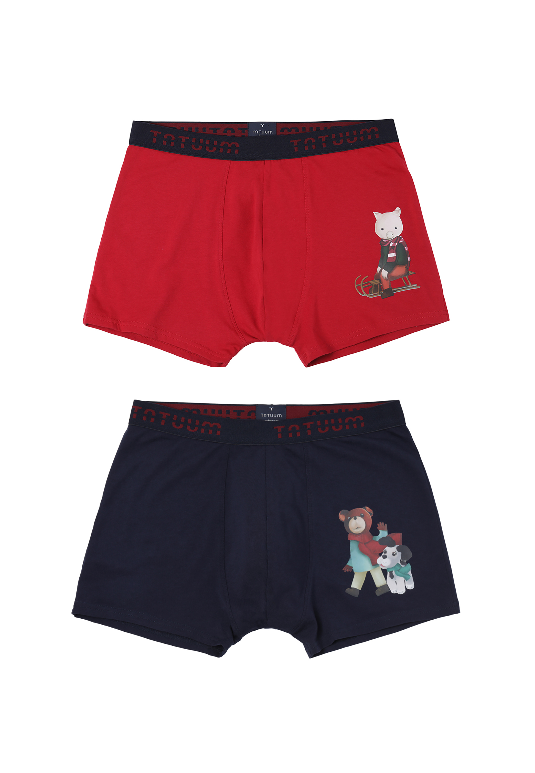 2-PACK BOKSEREK MĘSKICH  MISIERIKI 6 GRANATOWY 2