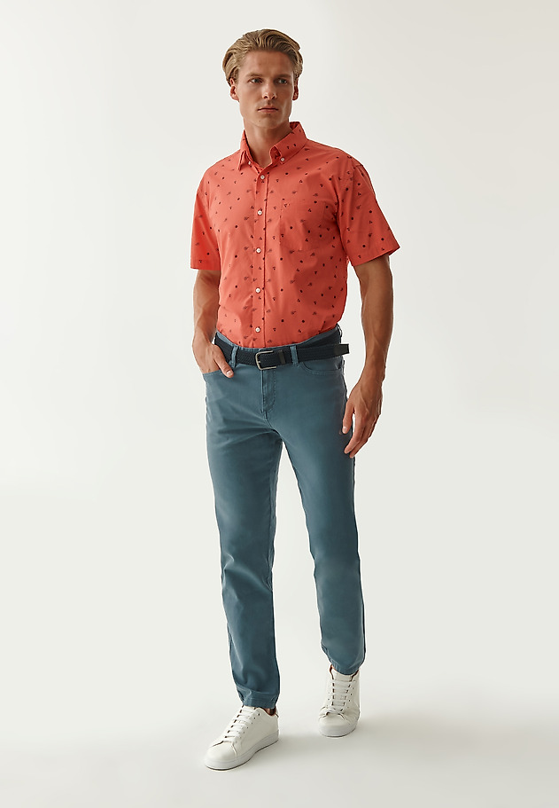 SPODNIE MĘSKIE CORGIE 1 SPODNIE MĘSKIE CORGIE 1 NIEBIESKI 1