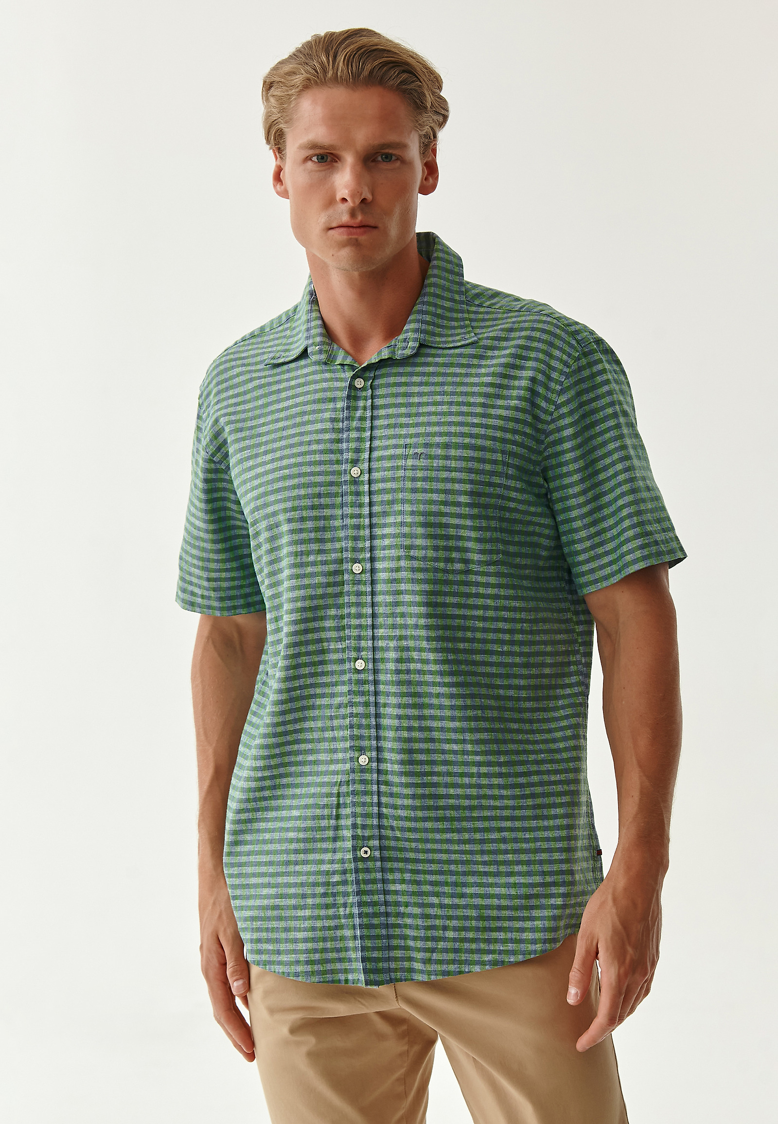 PÁNSKÉ TRIČKO S KRÁTKÝM RUKÁVEM DORT 7 CLASSIC PÁNSKÉ TRIČKO S KRÁTKÝM RUKÁVEM DORT 7 CLASSIC ZELENÁ 78203