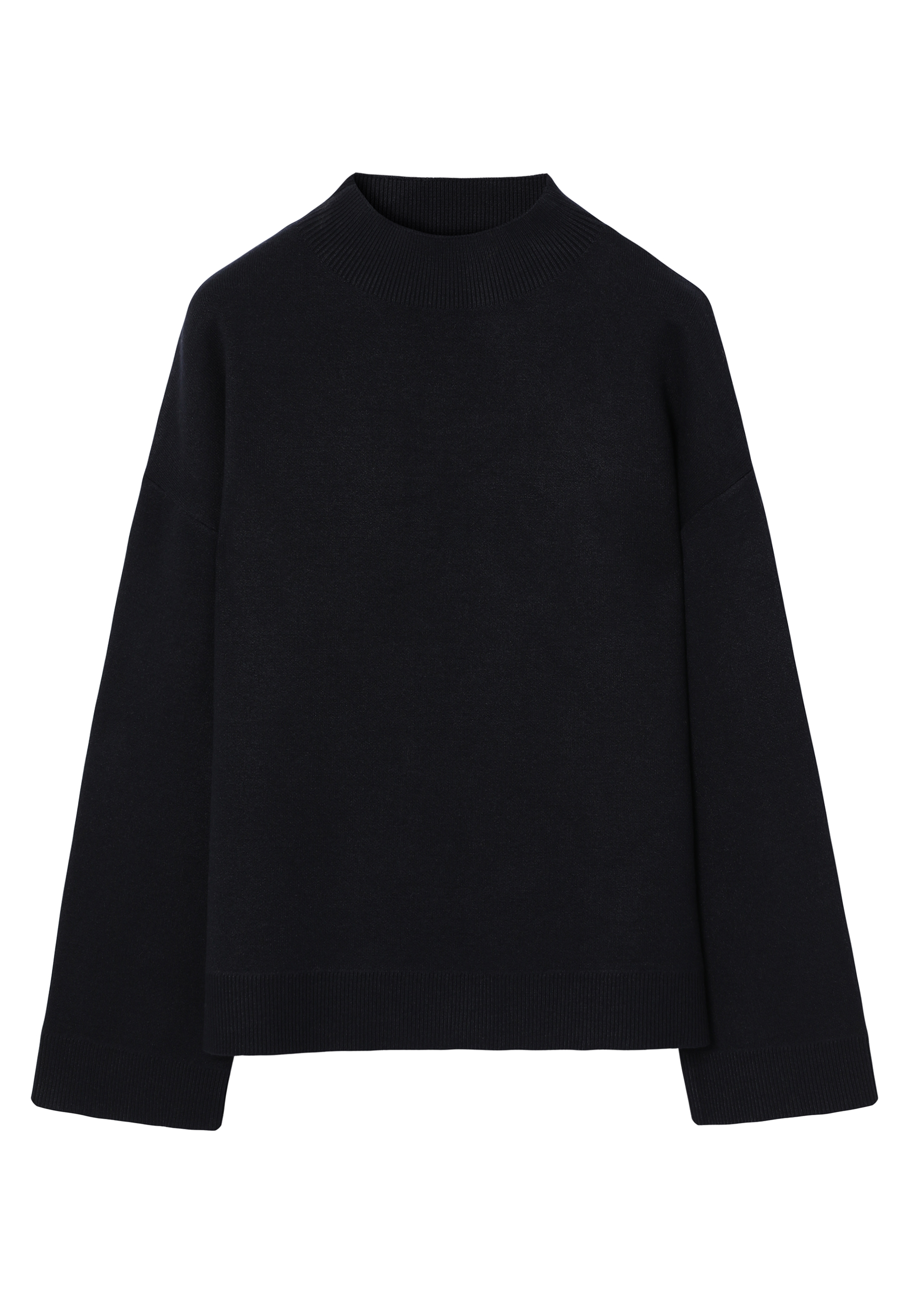 CASUAL TURTLENECK WITH LENZING™ ECOVERO™ VISCOSE - COLLIN NAVY BLUE 2