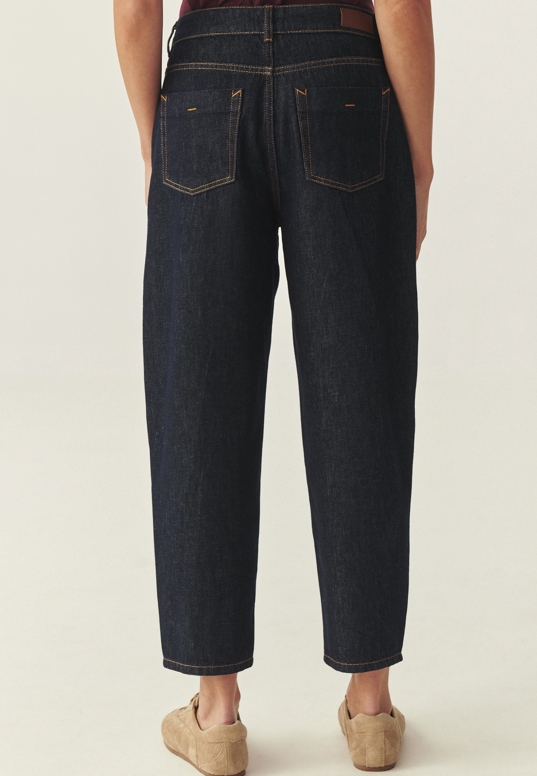 DENIMOWE SPODNIE MOM FIT - AURA